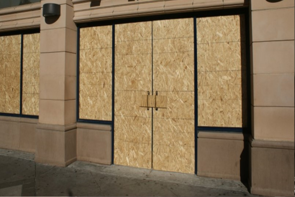 Boarding Up in Chessington, Hook, KT9